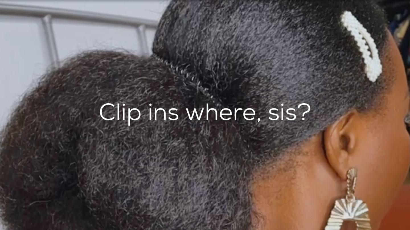 Load video: Clip ins where, sis?